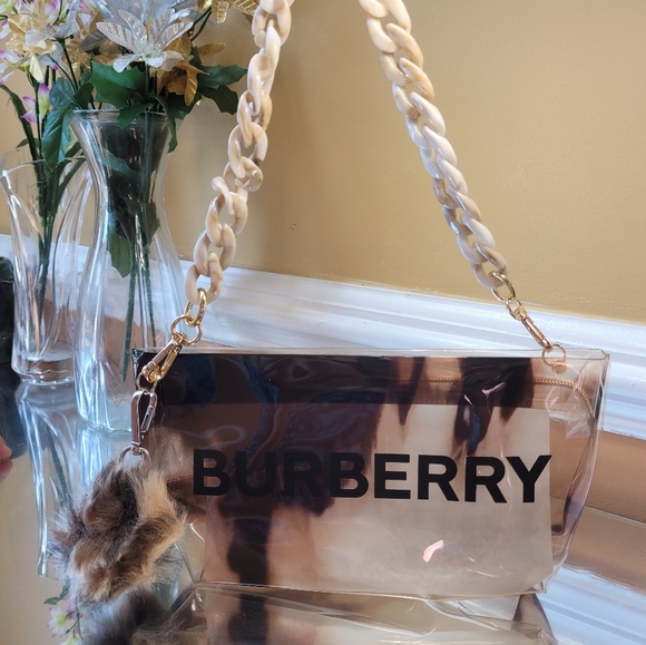 Burberry Handbags - Burberry Pouch converted into to shoulder bag